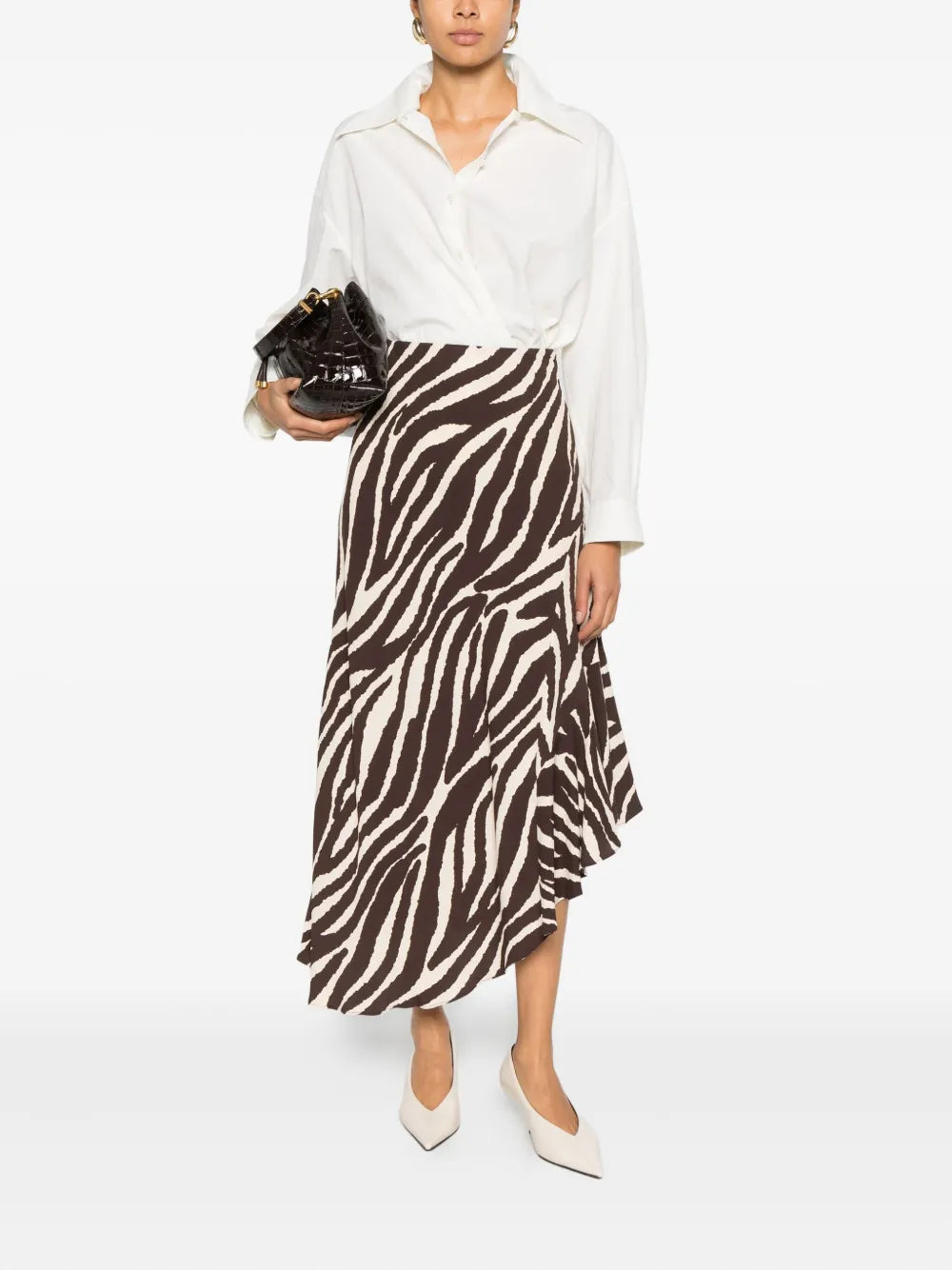 zebra print skirt
