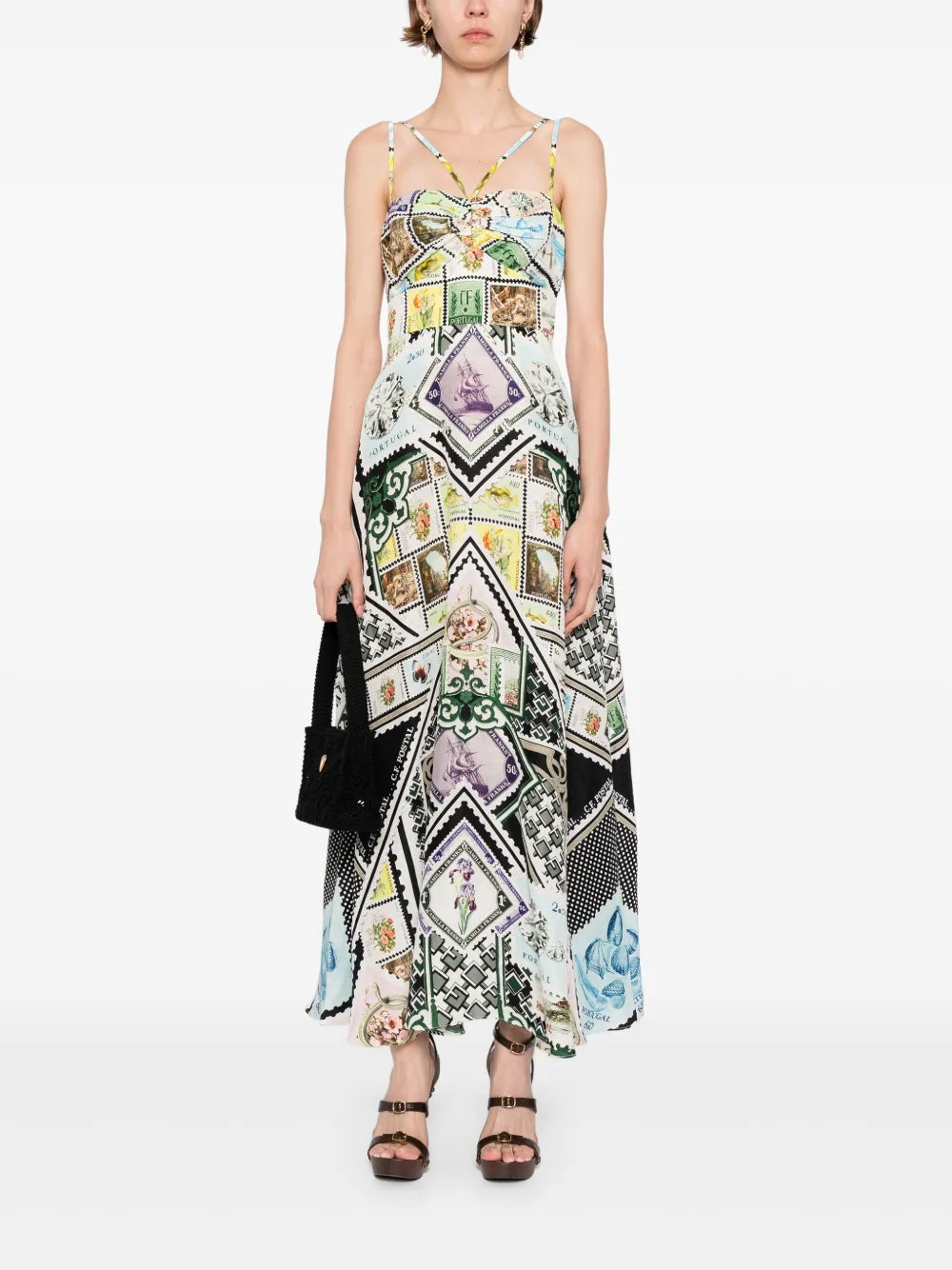 strap-detail dress