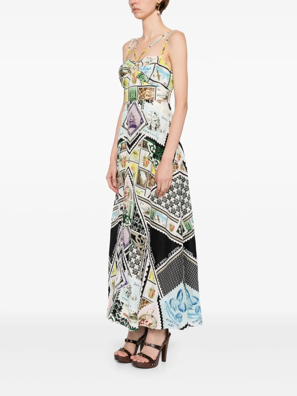 strap-detail dress