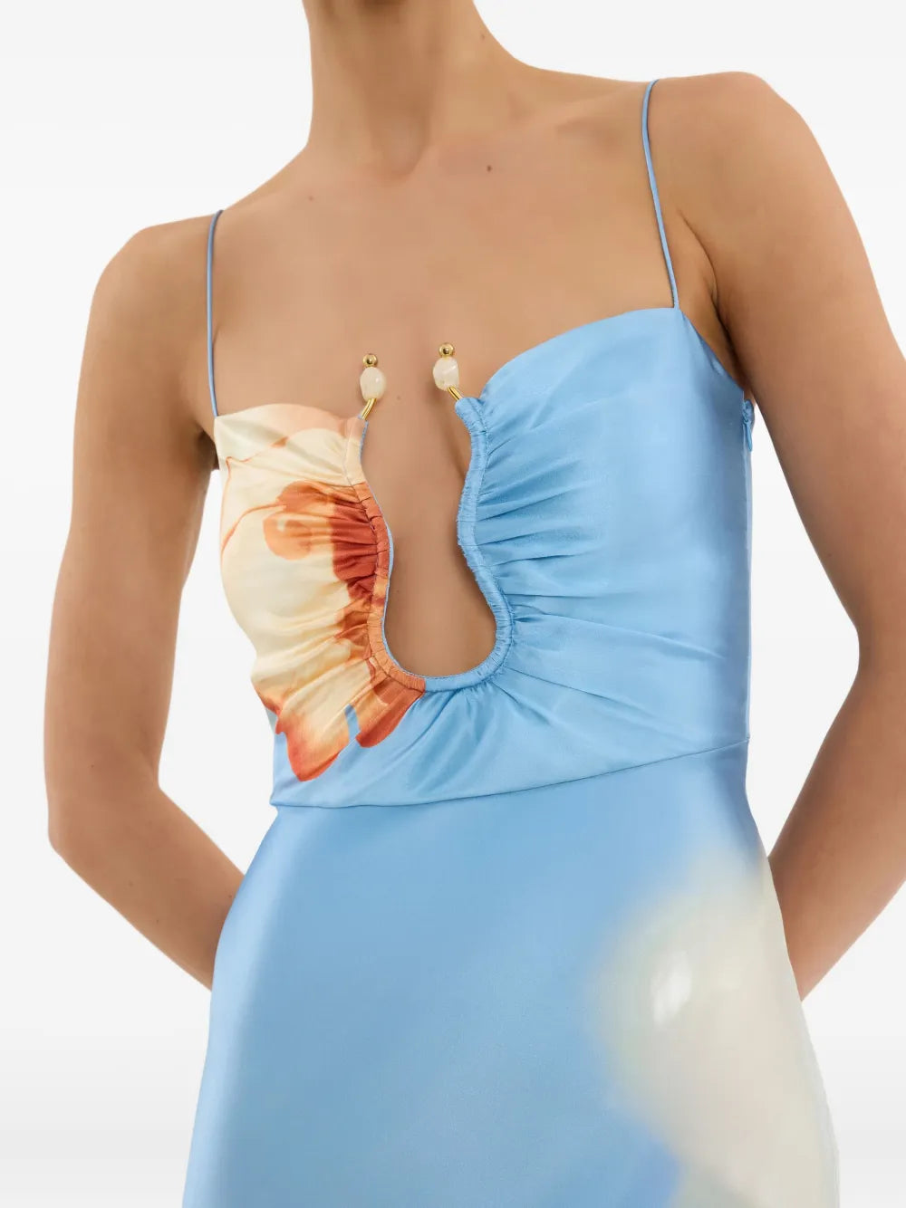 cutout perez maxi dress
