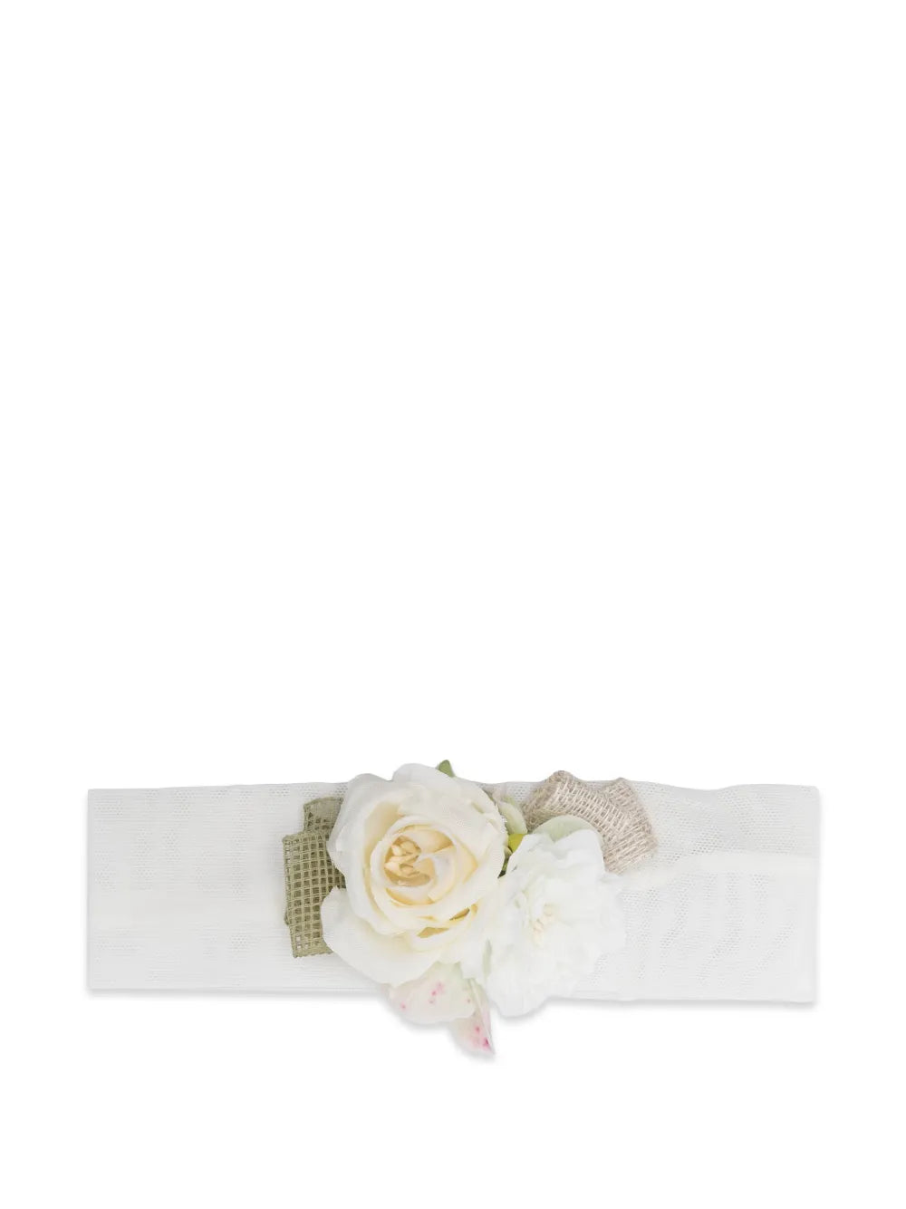 floral-embellished headband