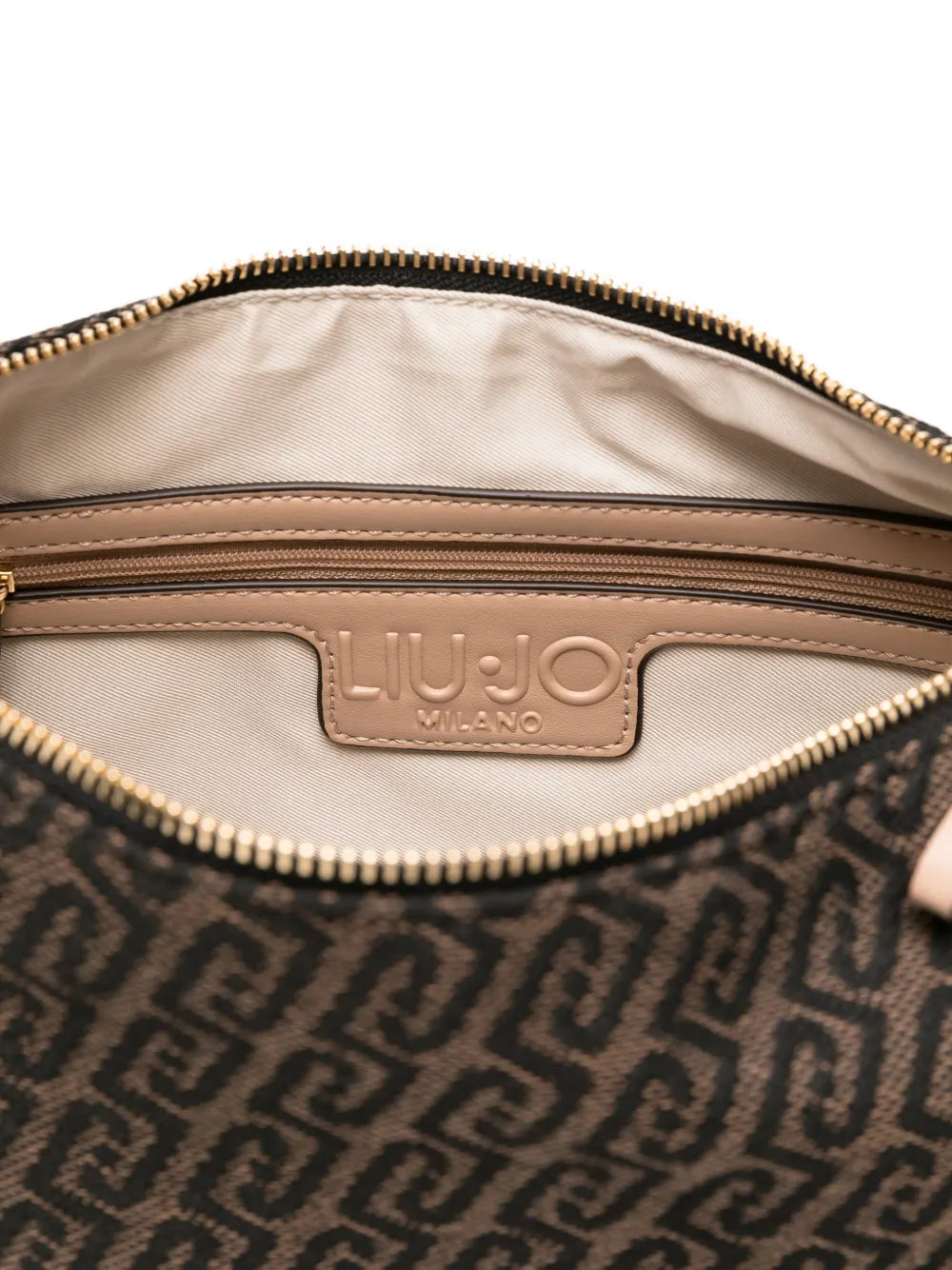 patterned shoulder bag