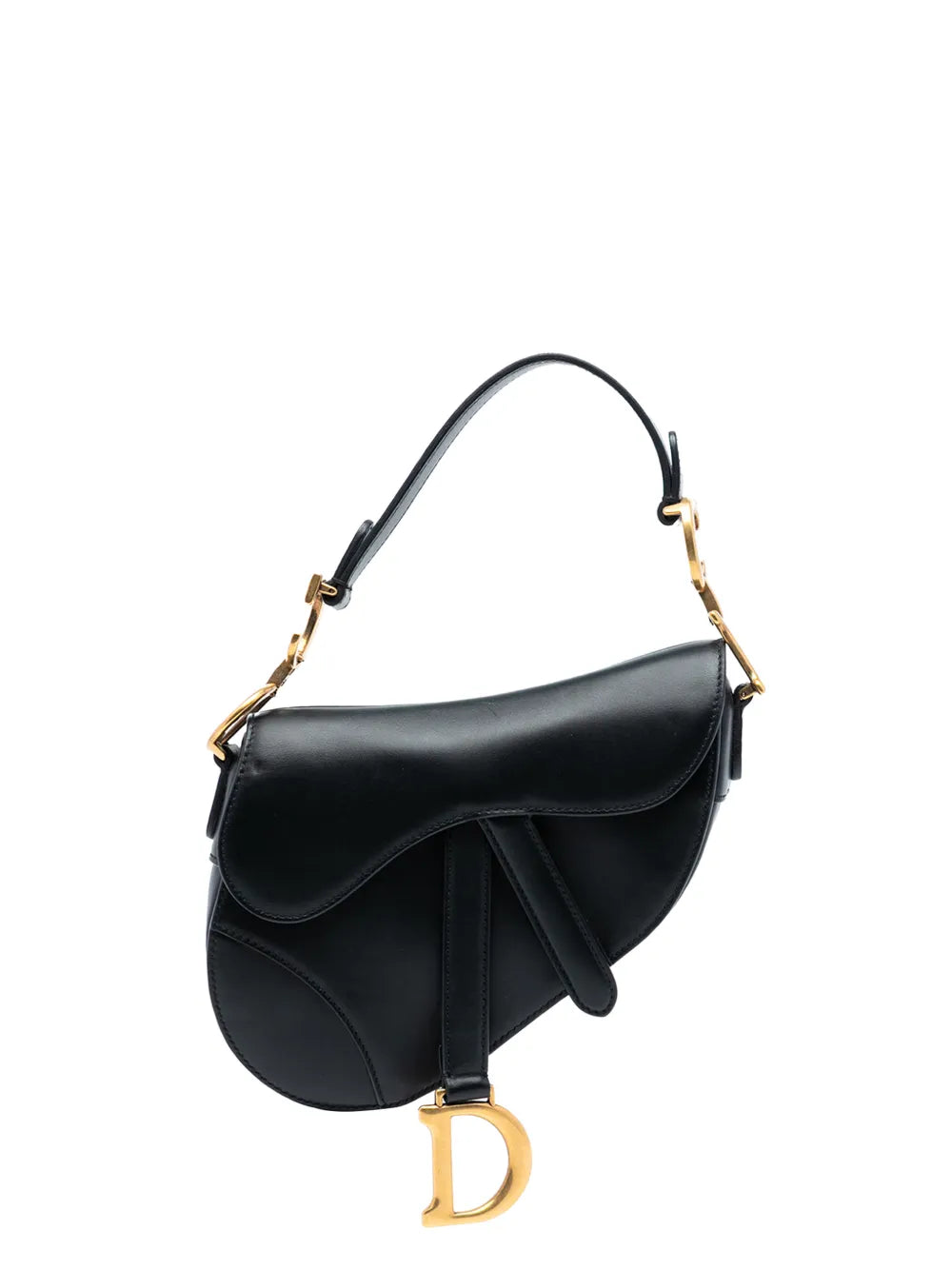 2018 Mini Smooth Calfskin Saddle Bag satchel