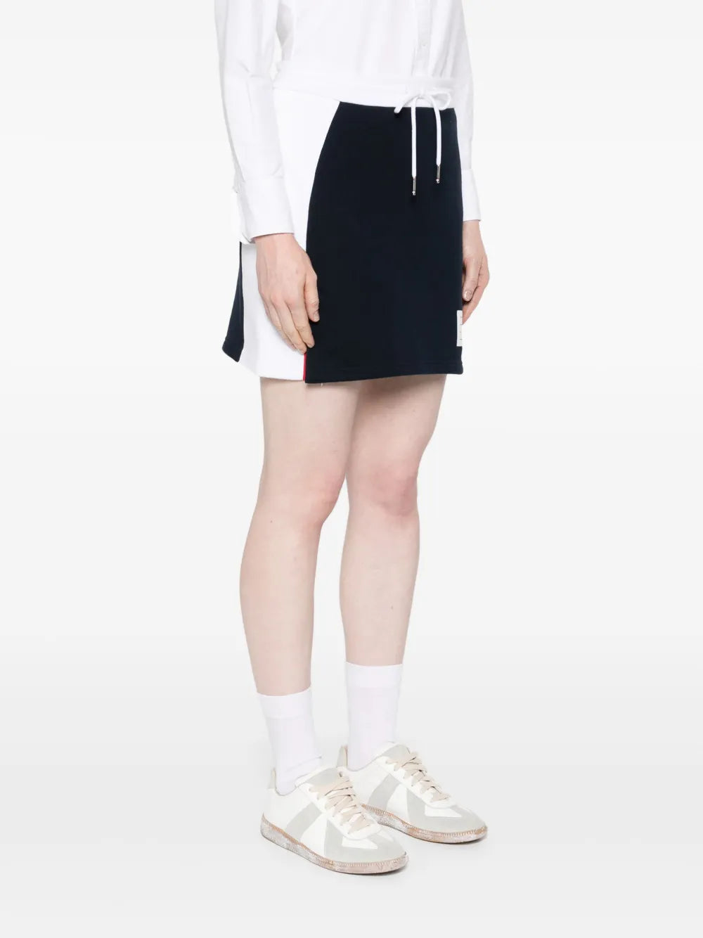 4 Bar-stripe mini skirt