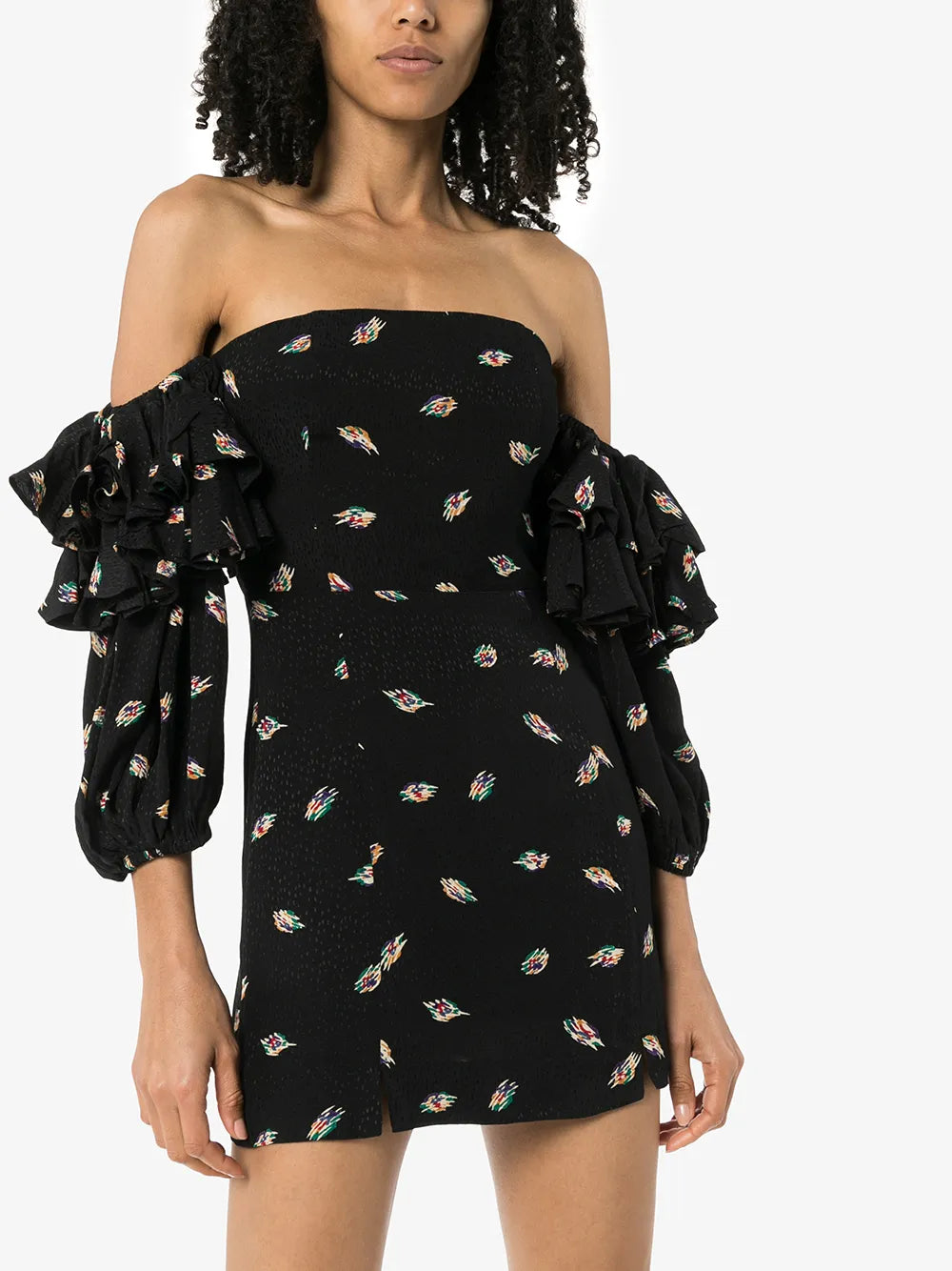 Bethany off-the-shoulder mini dress
