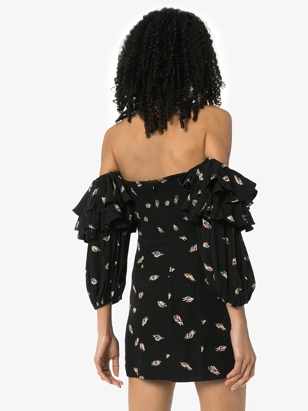 Bethany off-the-shoulder mini dress