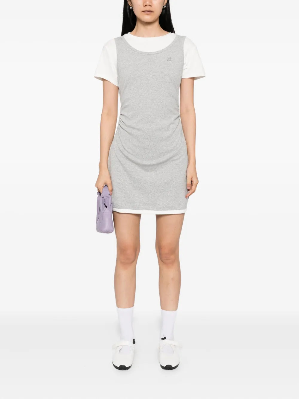 layered mini dress