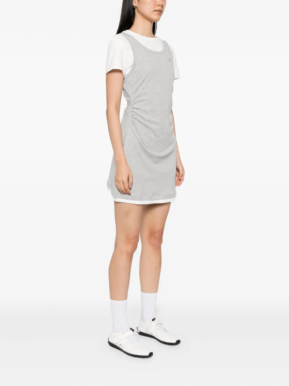 layered mini dress