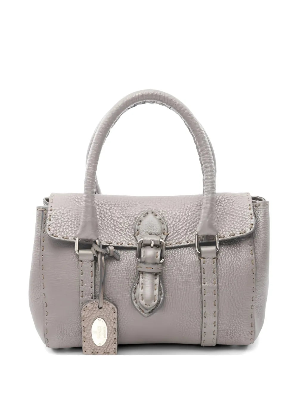 2000s mini Linda leather tote bag