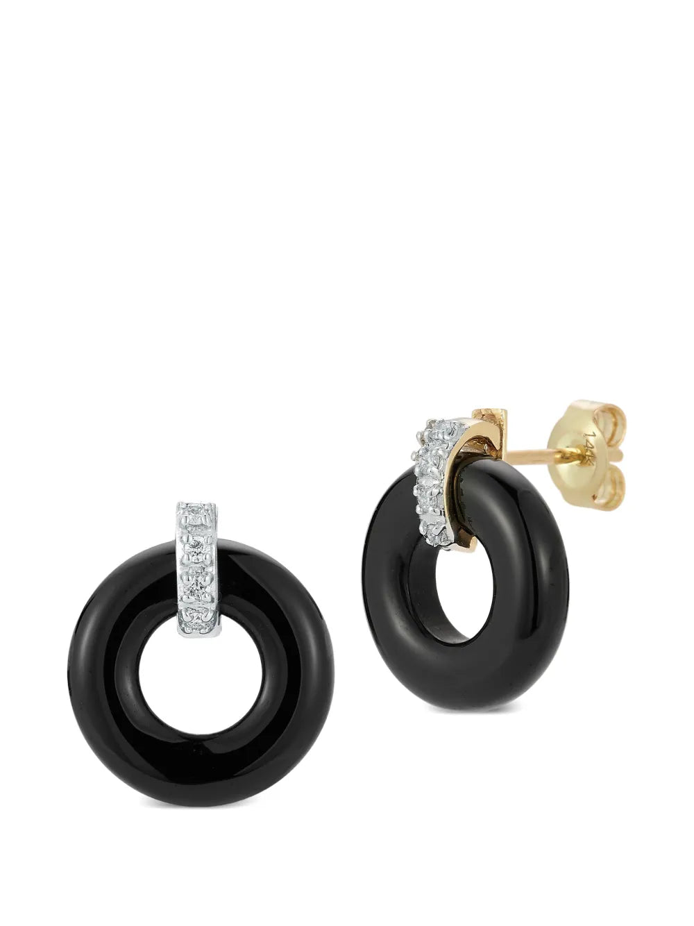 door knocker donut earrings