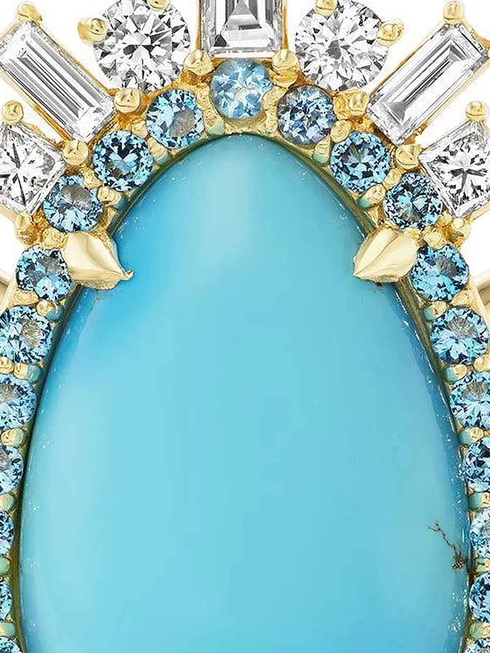 18K yellow gold Clear Skies multi-stone ring