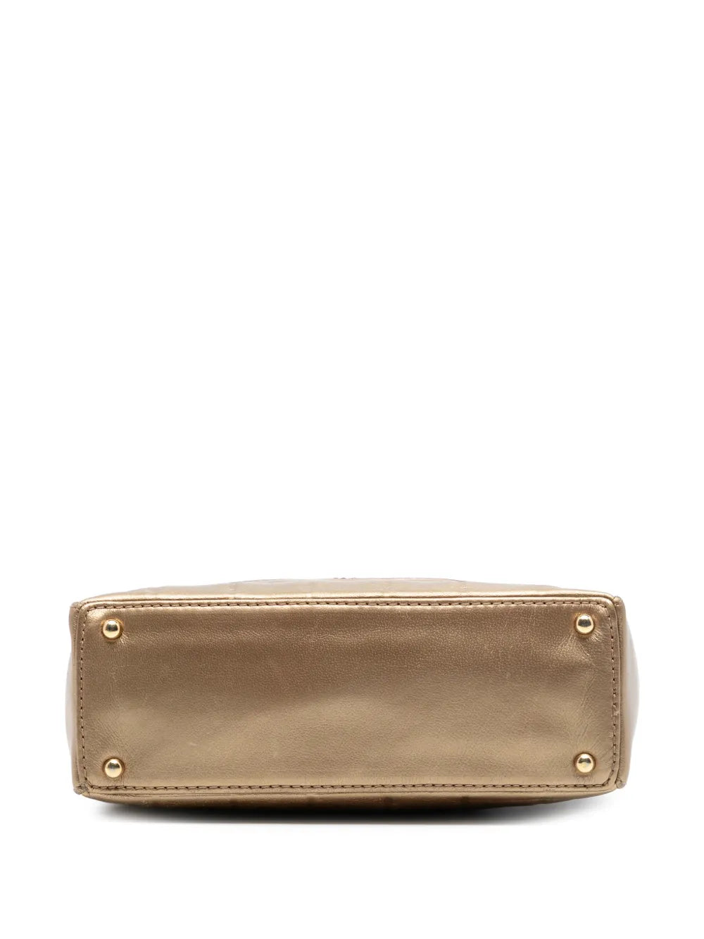 2000-2002 CC Chocolate Bar Metallic Lambskin shoulder bag