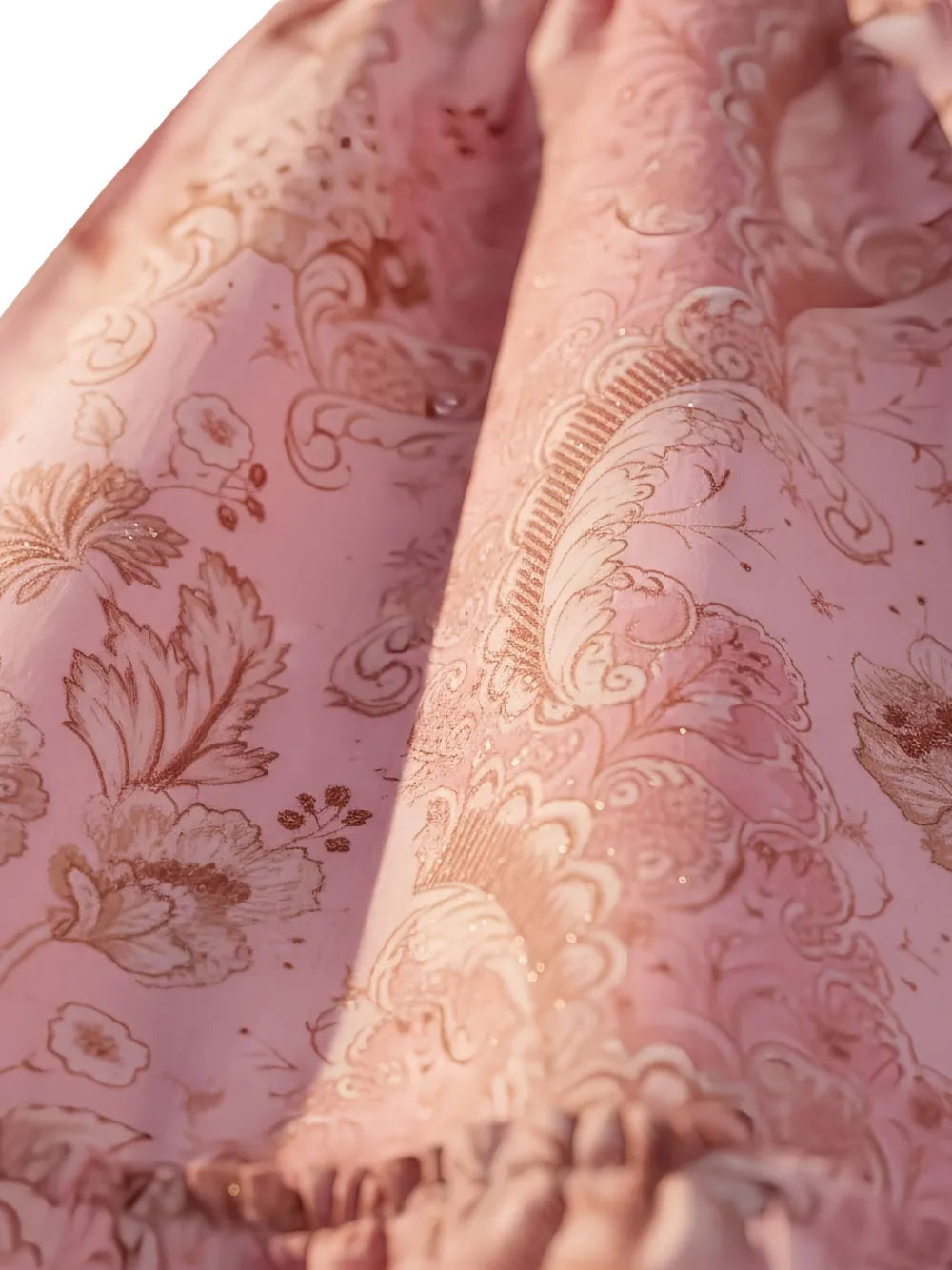 halterneck ruffled dress