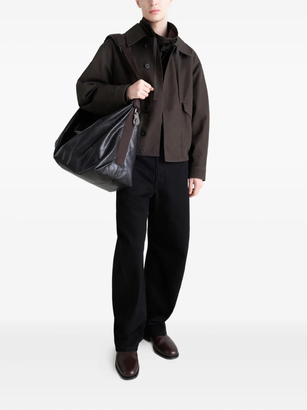 Berlingot leather holdall