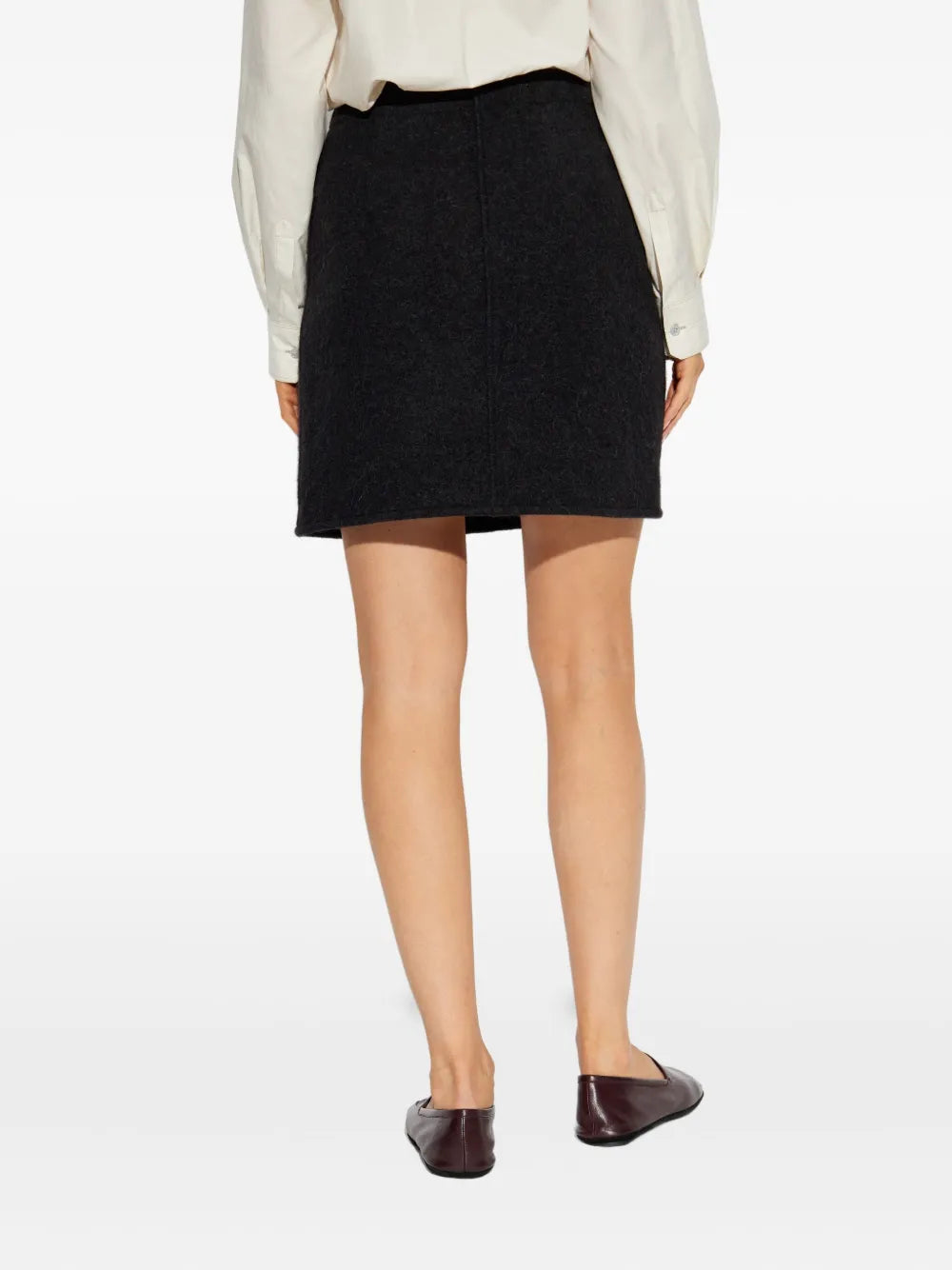wrap mini skirt