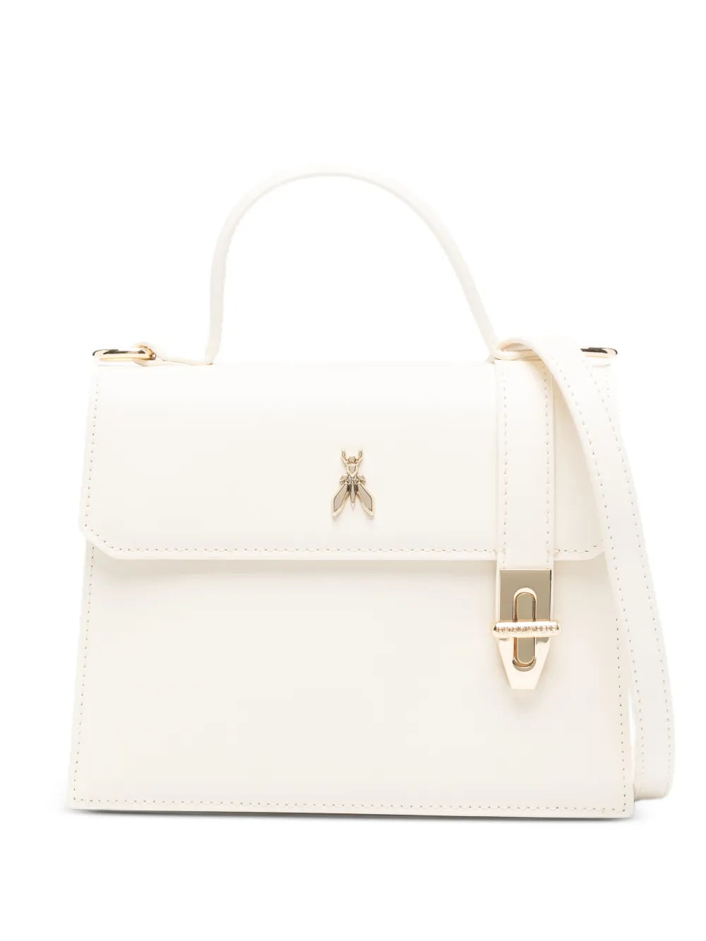 hard leather tote bag