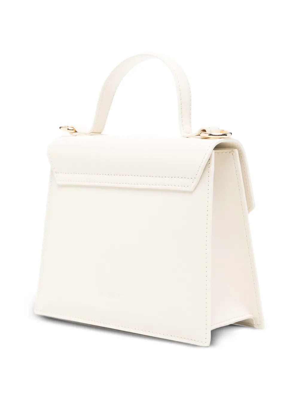 hard leather tote bag