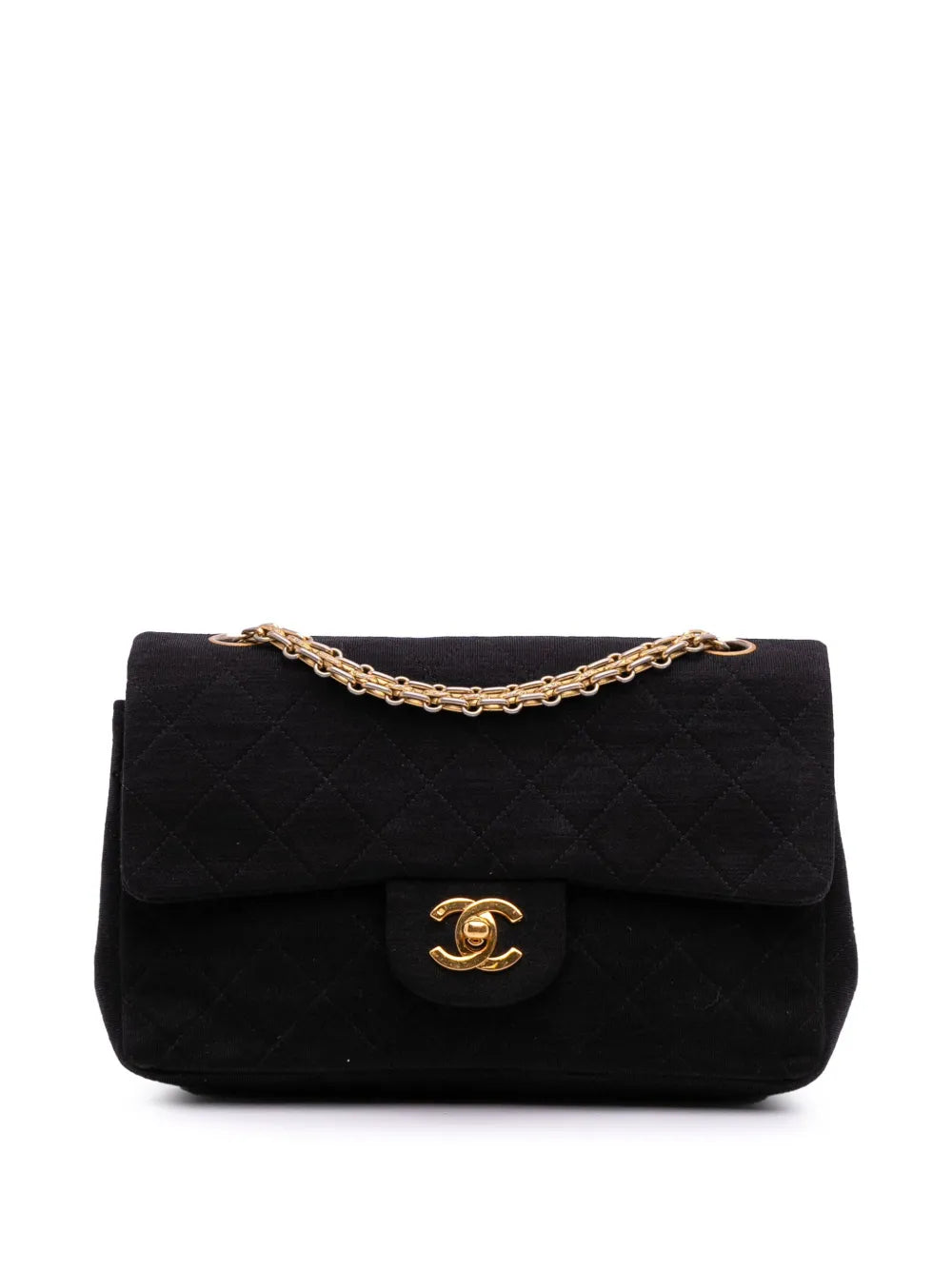 1989-1991 Small Classic Jersey Double Flap shoulder bag