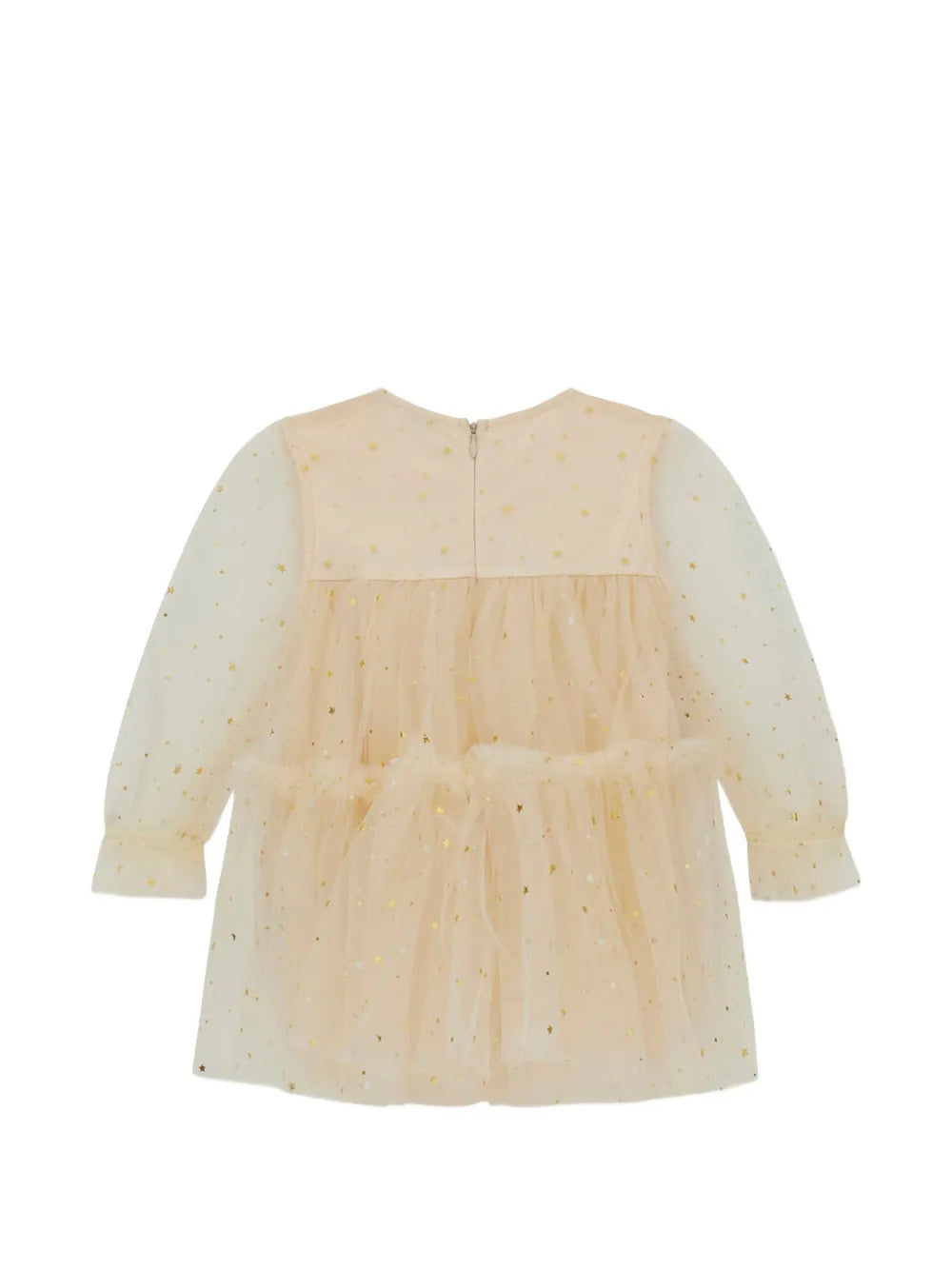 star-motif ruffled dress