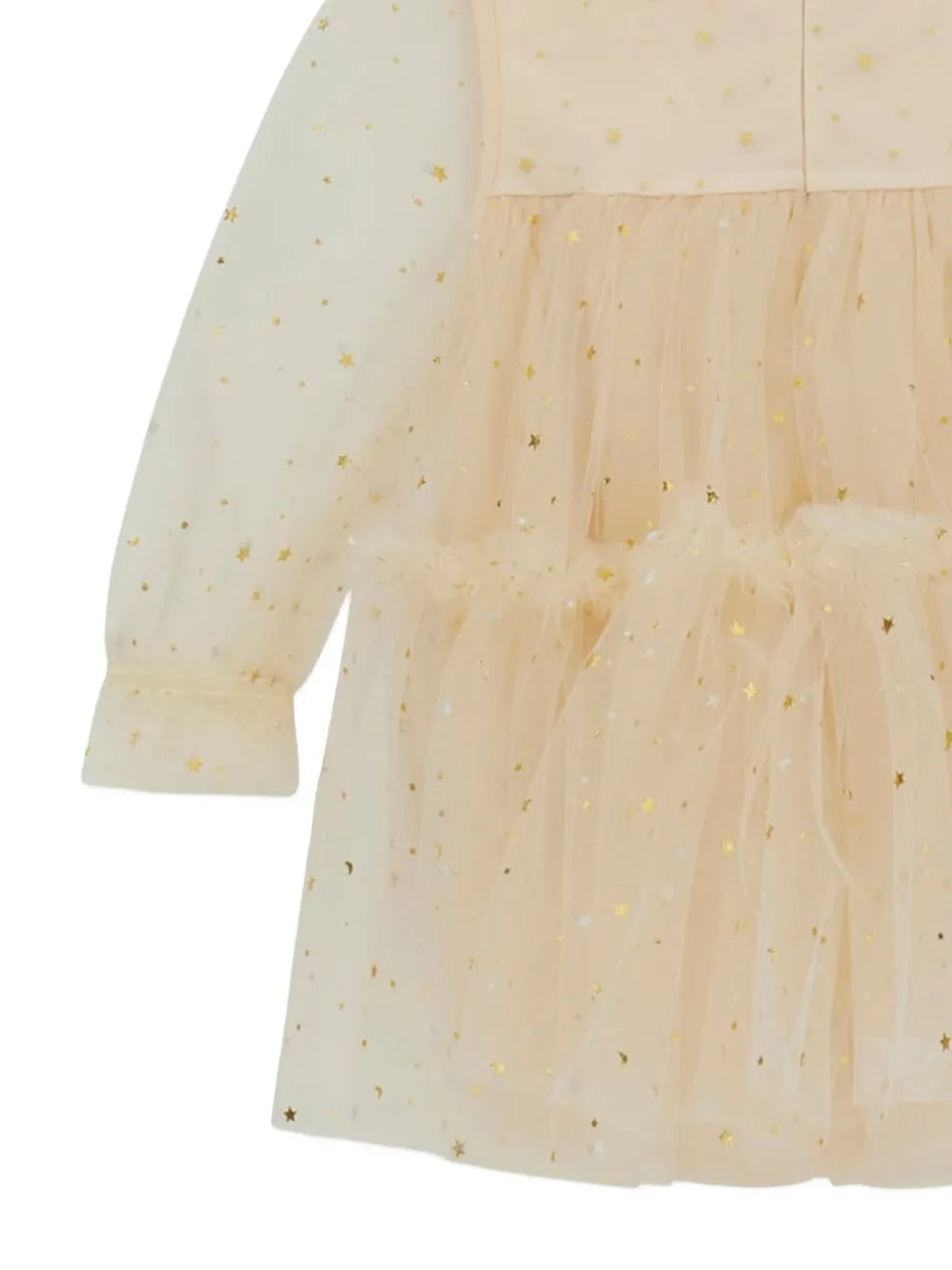 star-motif ruffled dress