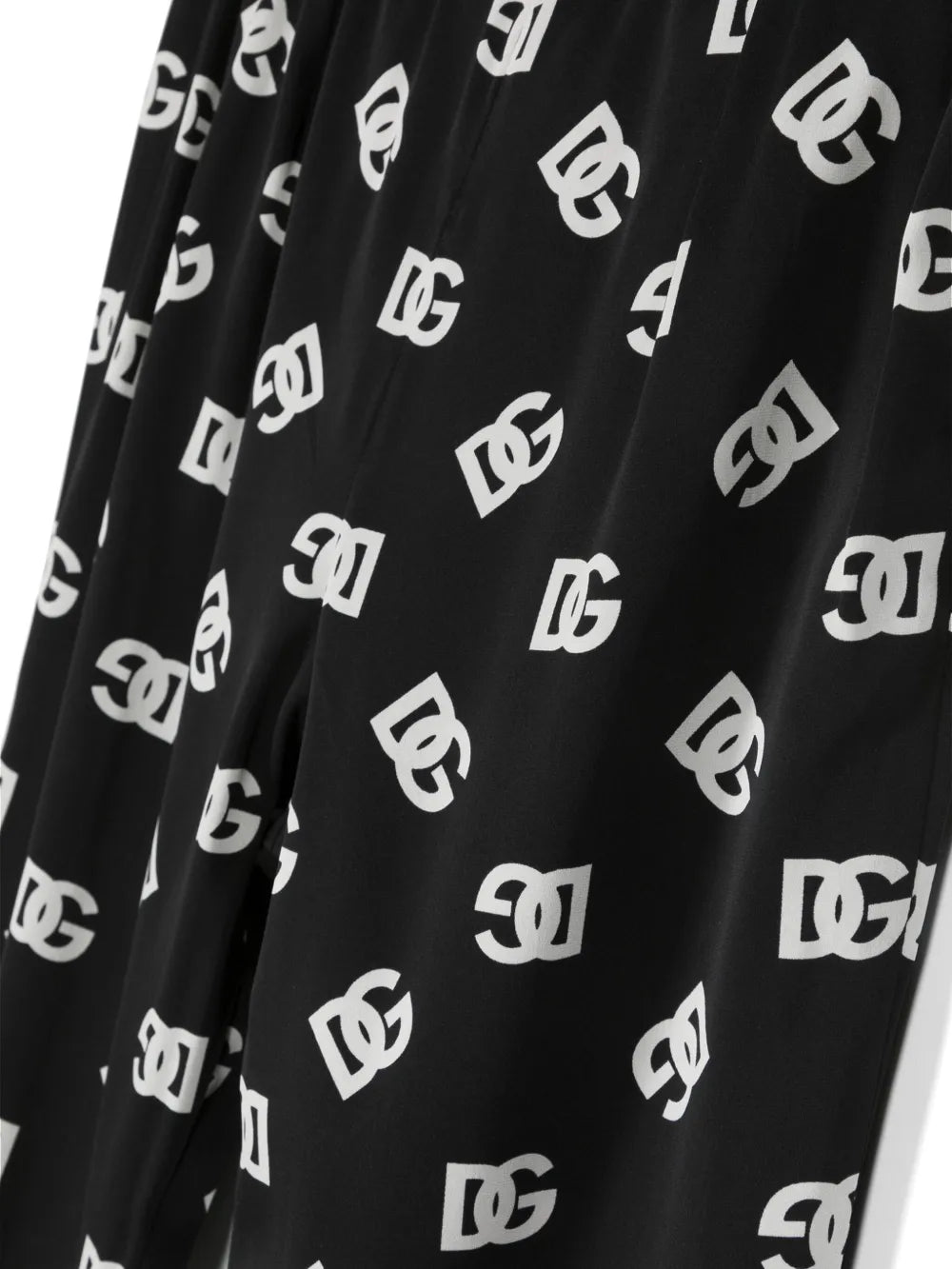 logo-print silk-blend leggings