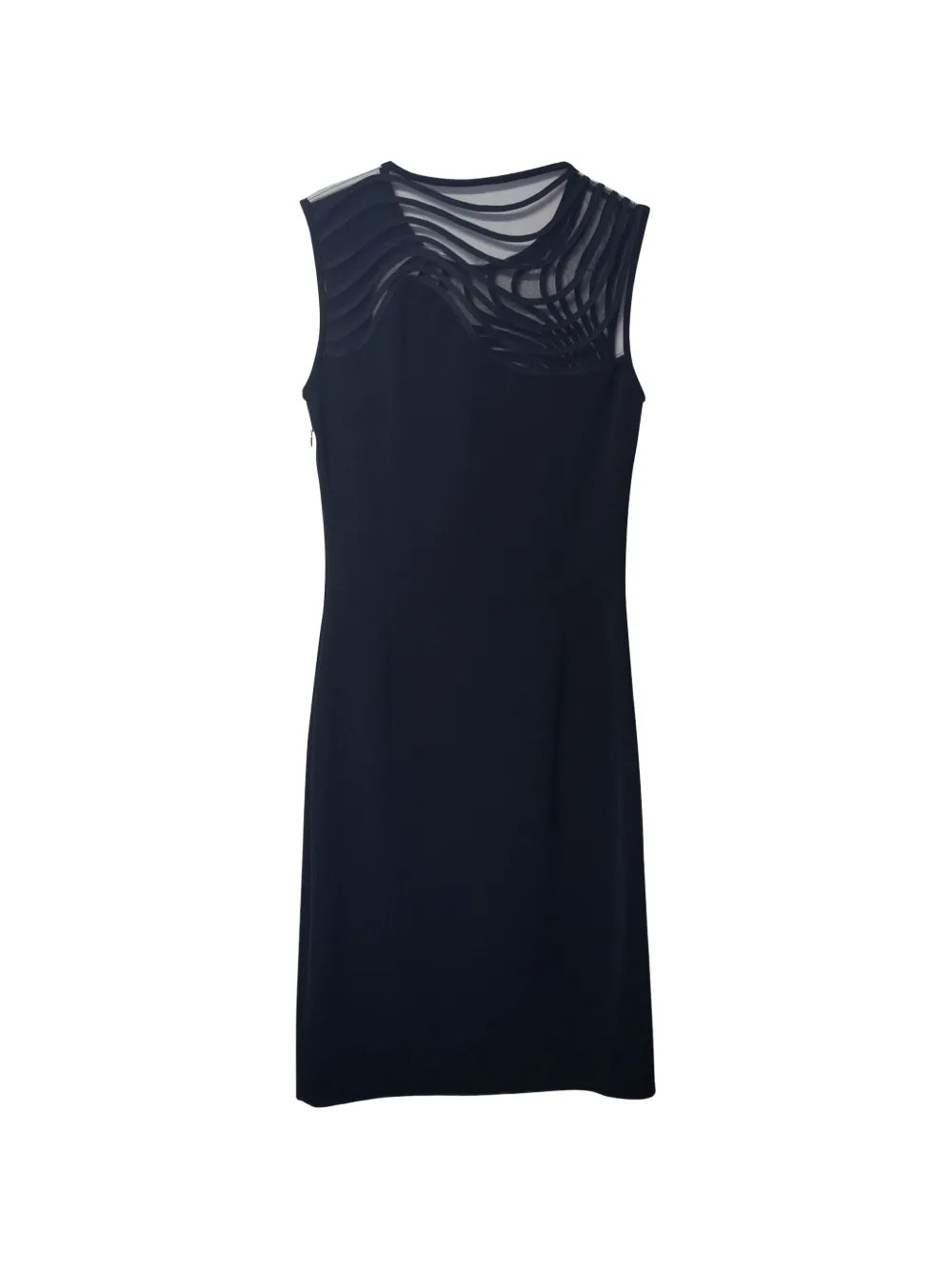 ripple sleeveless dress
