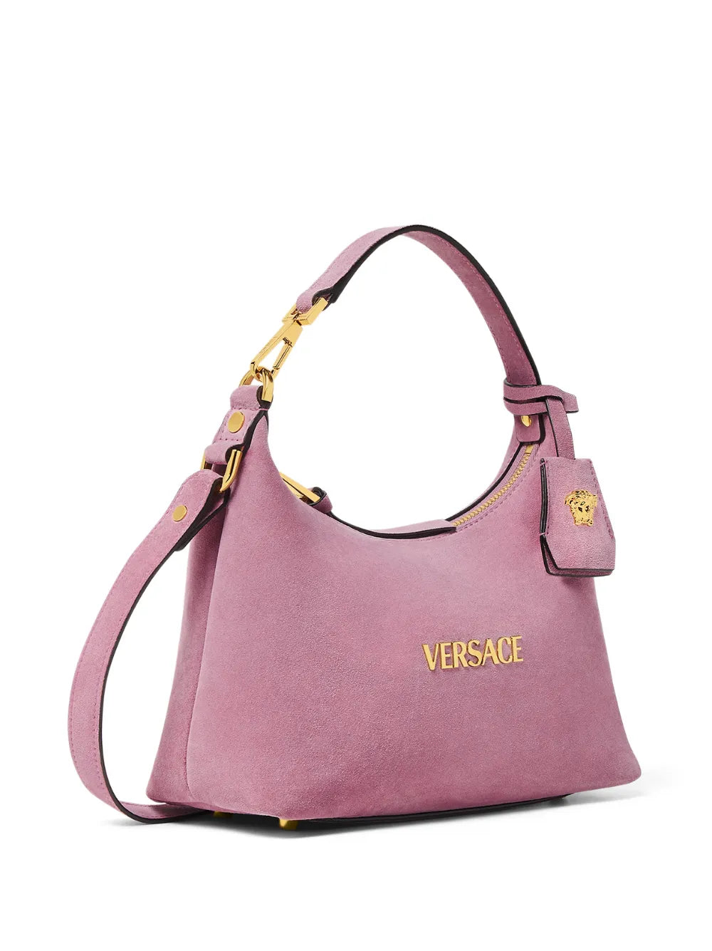 Tag logo shoulder bag