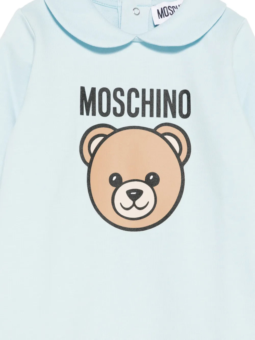 bear-print collared babygrow set (set of three)