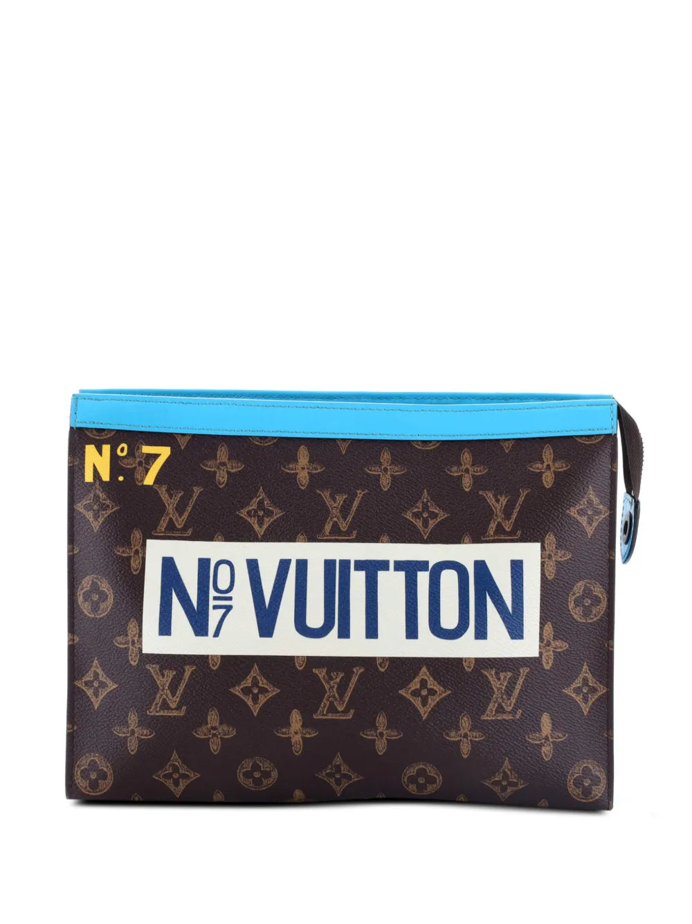 Pochette Voyage No.7 Trunk L'Oeil Vintage Monogram Canvas MM clutch bag