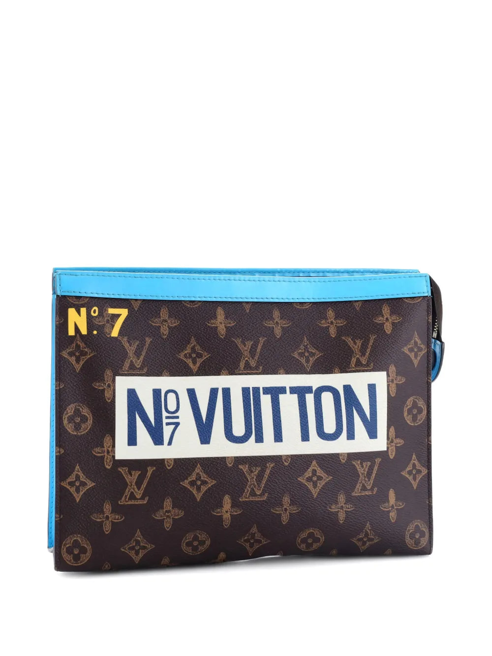 Pochette Voyage No.7 Trunk L'Oeil Vintage Monogram Canvas MM clutch bag