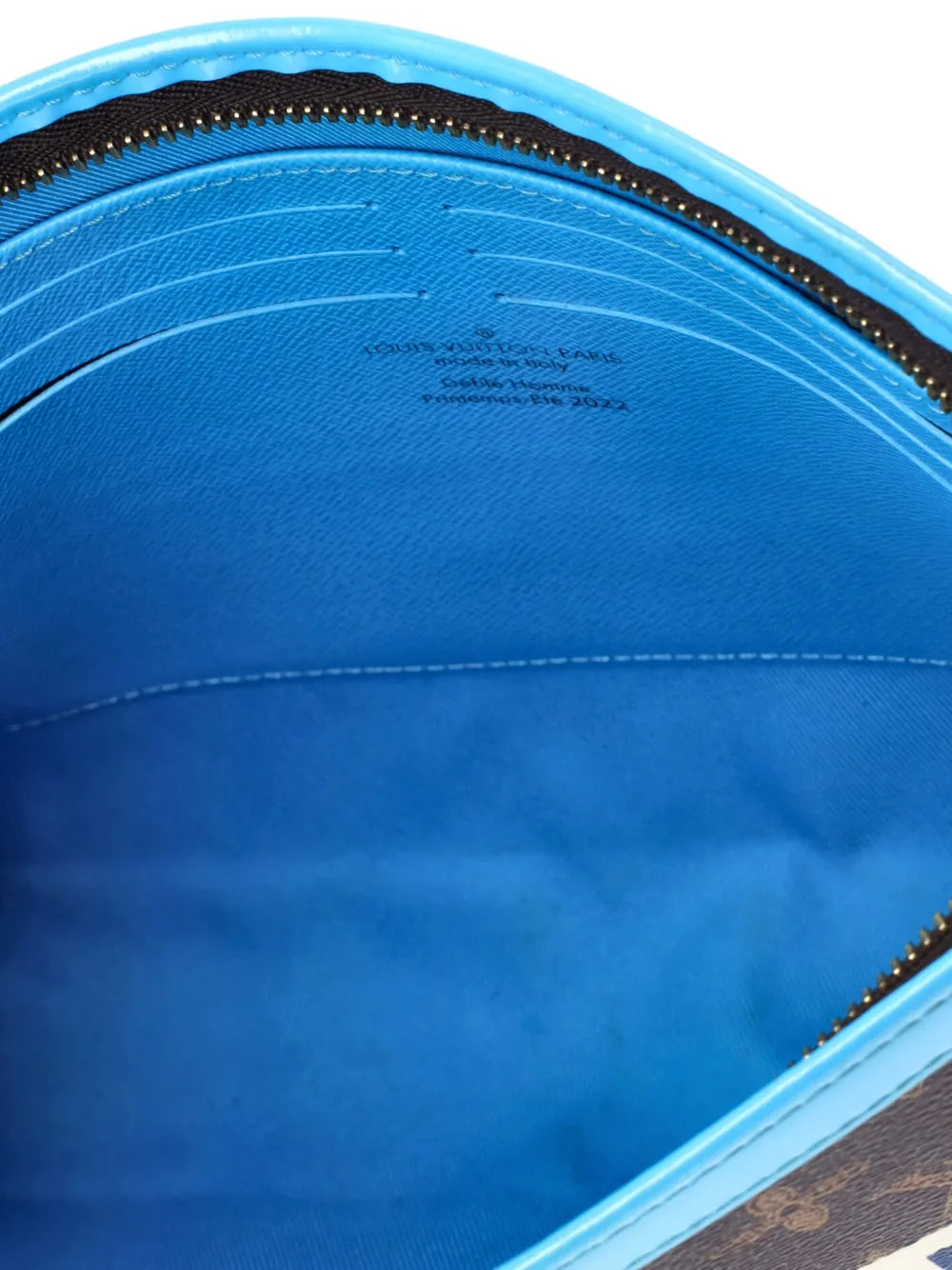 Pochette Voyage No.7 Trunk L'Oeil Vintage Monogram Canvas MM clutch bag