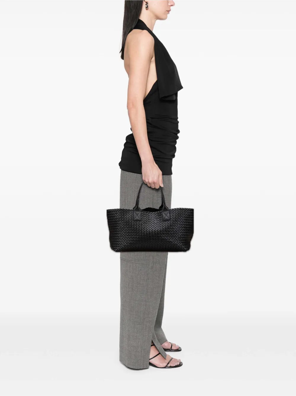 2012-2025 Medium Lambskin Intreccio Cabat tote bag