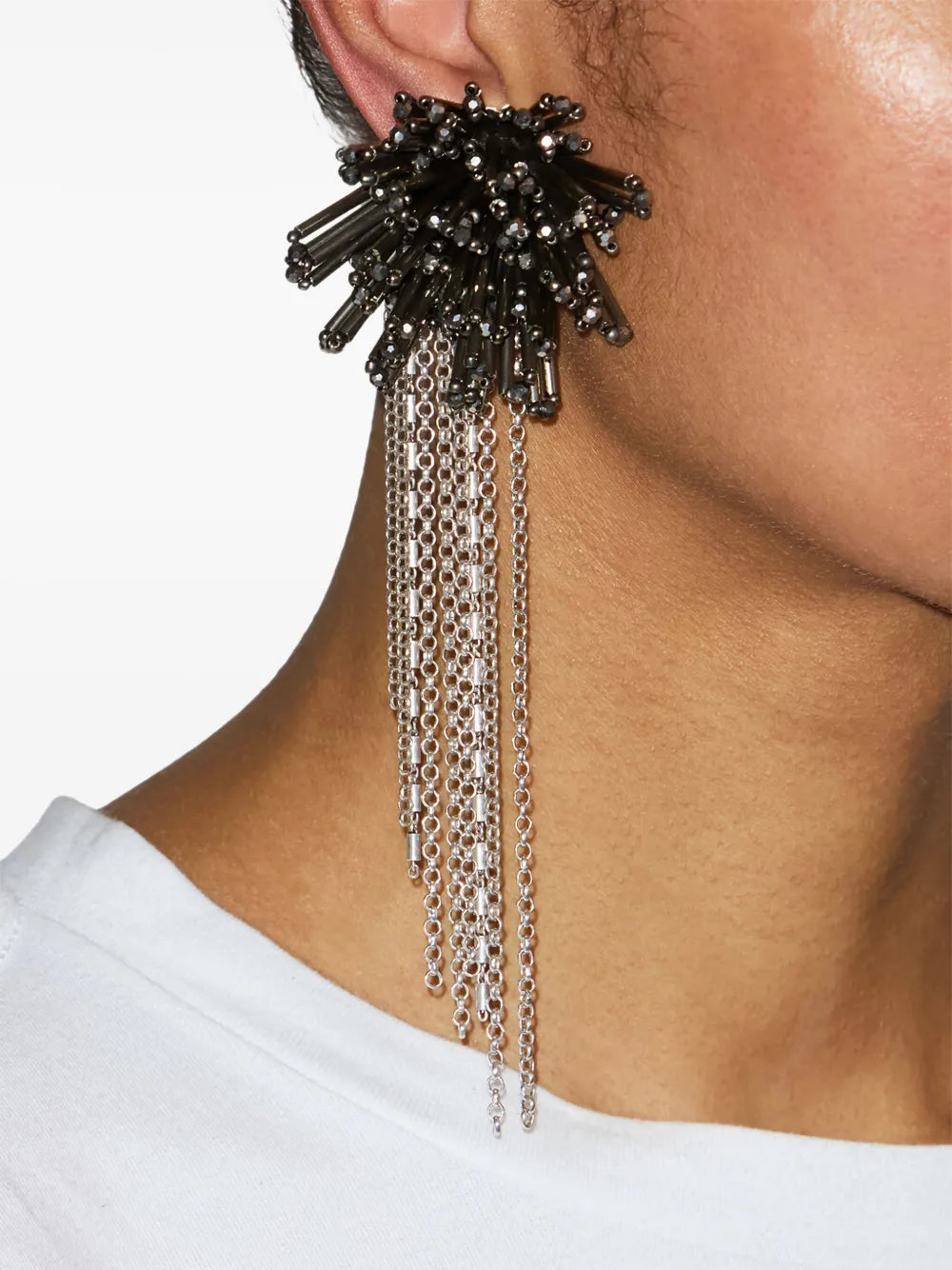 Single clip earring