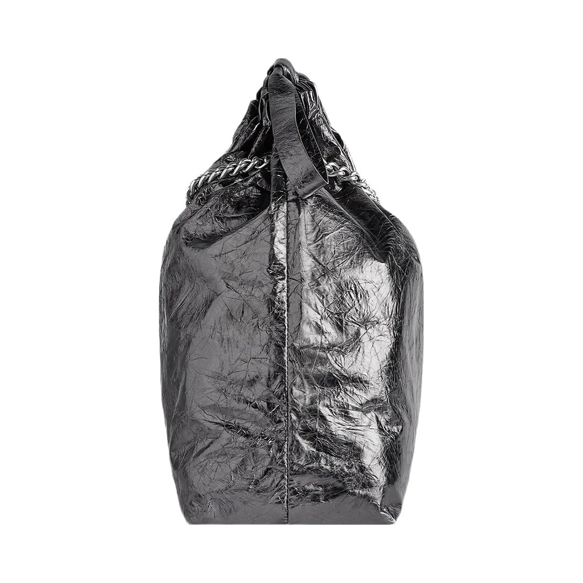 Balenciaga Crush Medium Metallized Tote
