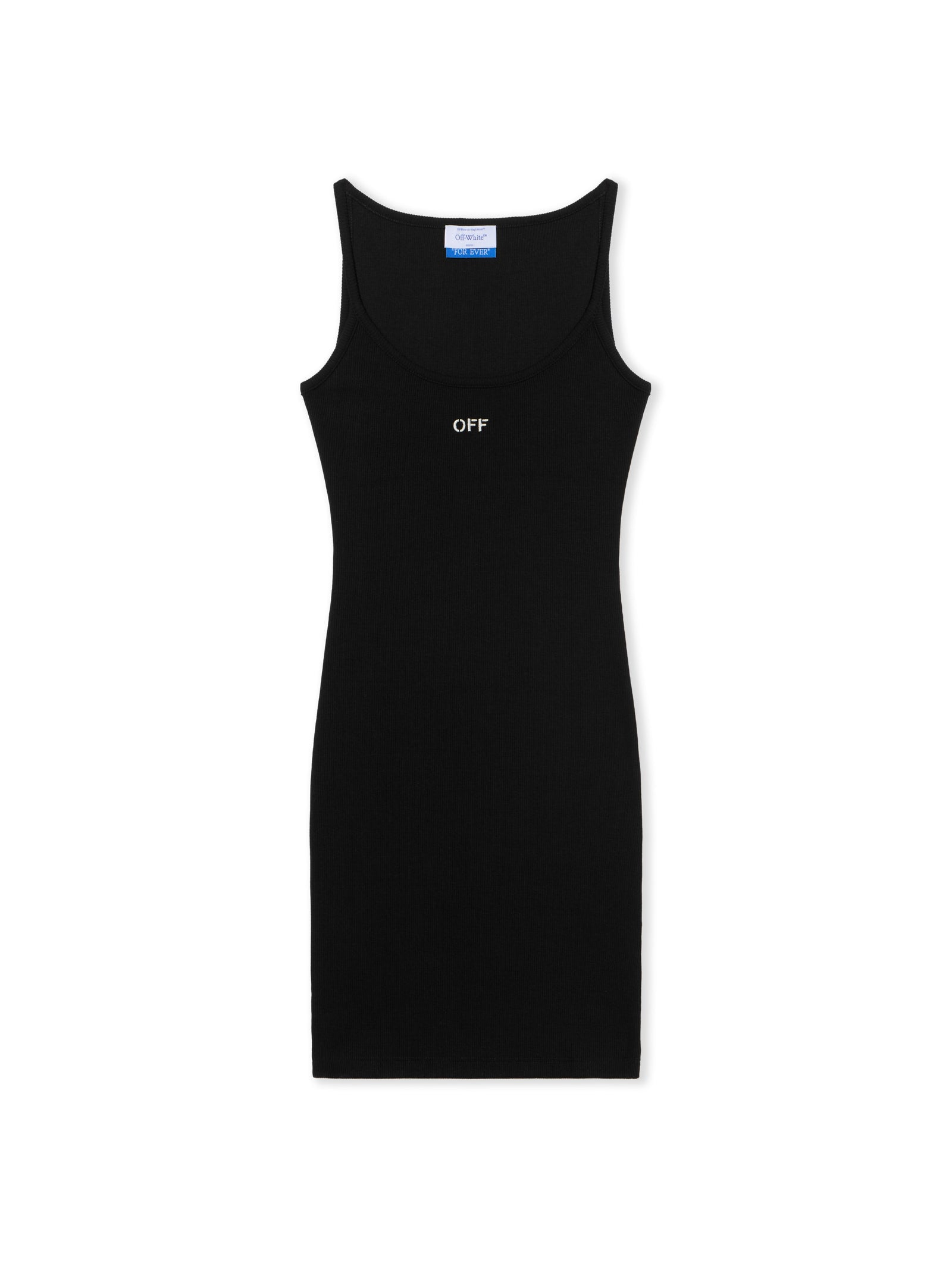 Off White Off Stamp Rib Tank Dress