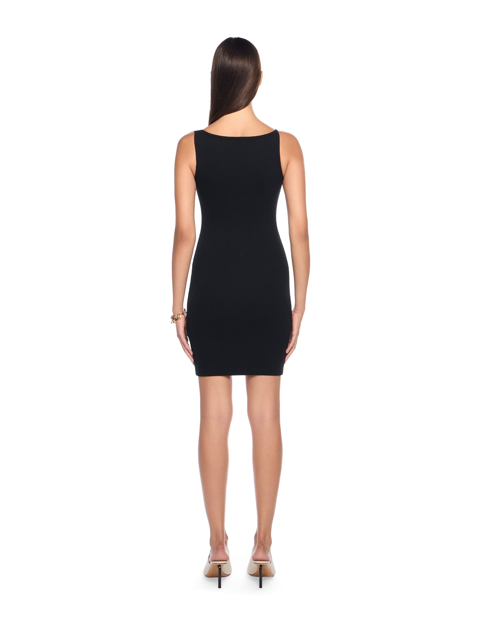Off White Off Stamp Rib Tank Dress