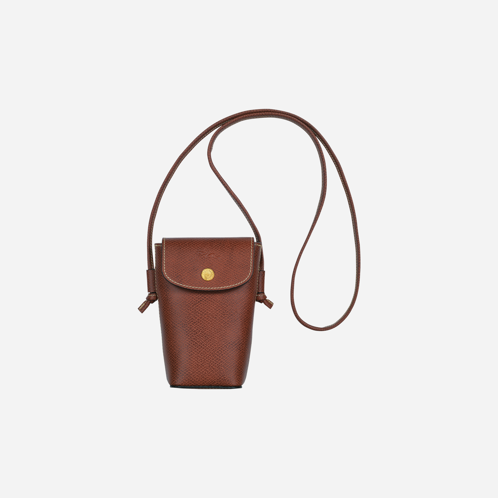 Longchamp Epure Phone case Brown