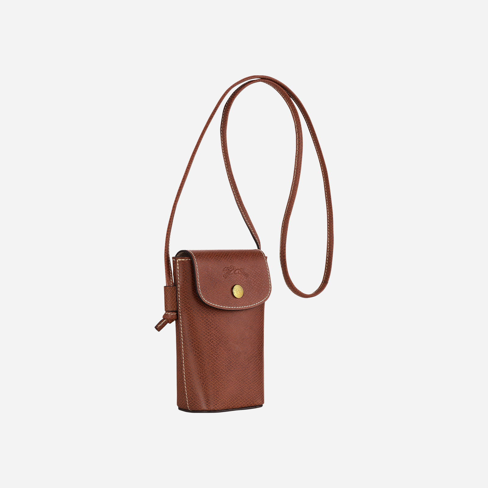 Longchamp Epure Phone case Brown