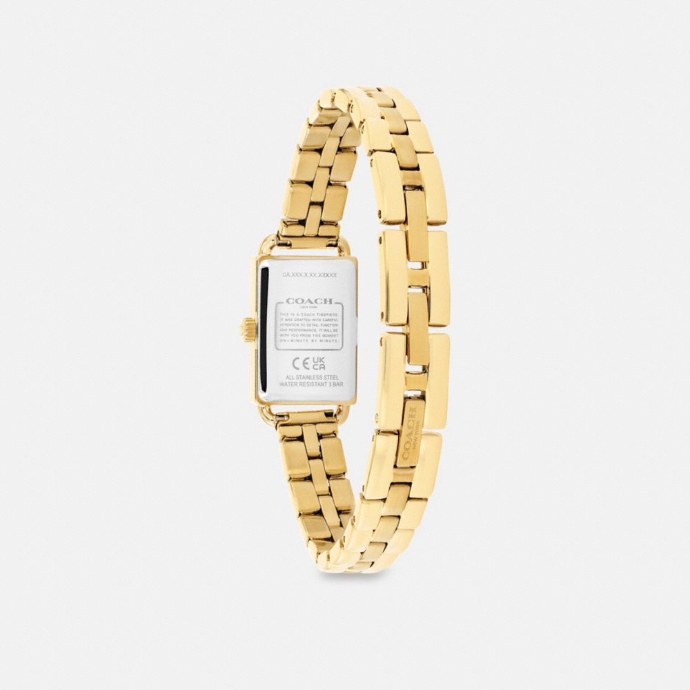 Coach Mini Liz Watch, 17 Mm x 24 Mm Gold