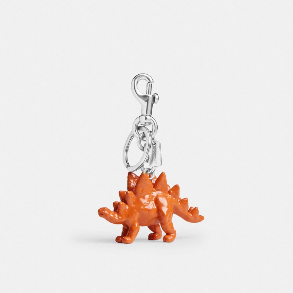 Coach Stegosaurus Bag Charm Silver
