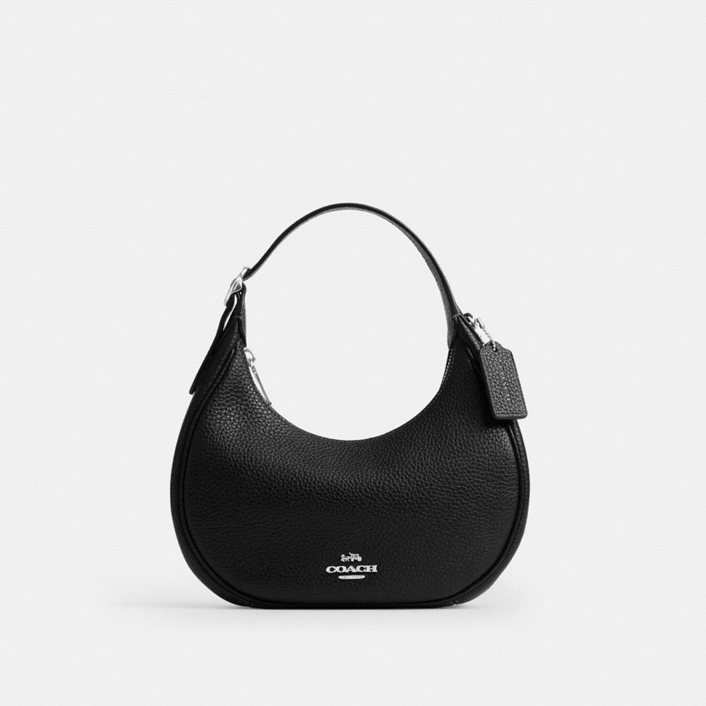 Coach Emily Shoulder Bag Silver Black