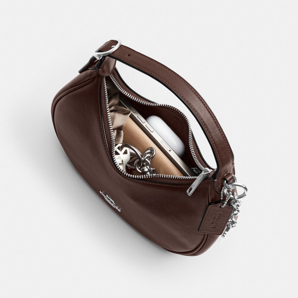 Coach Emily Shoulder Bag Silver Maple