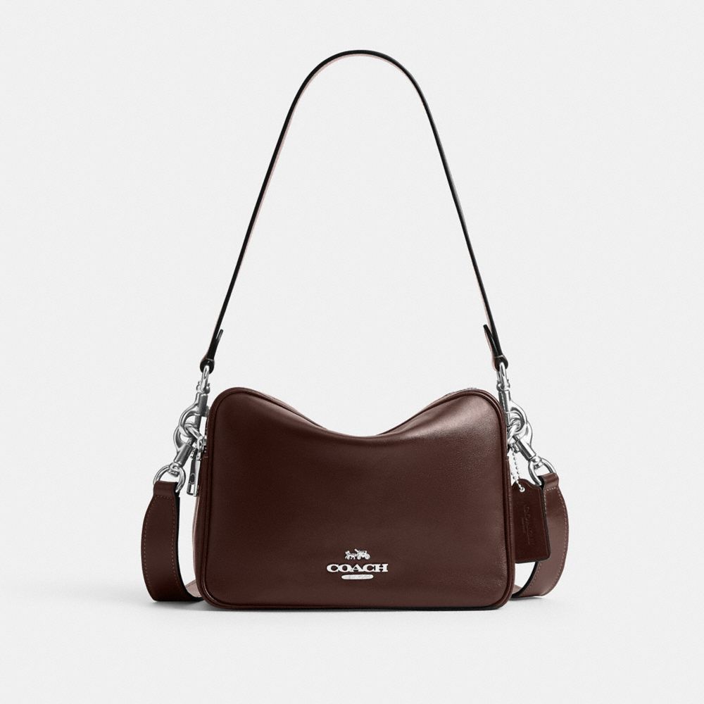 Coach Carey Crossbody Bag Silver Maple