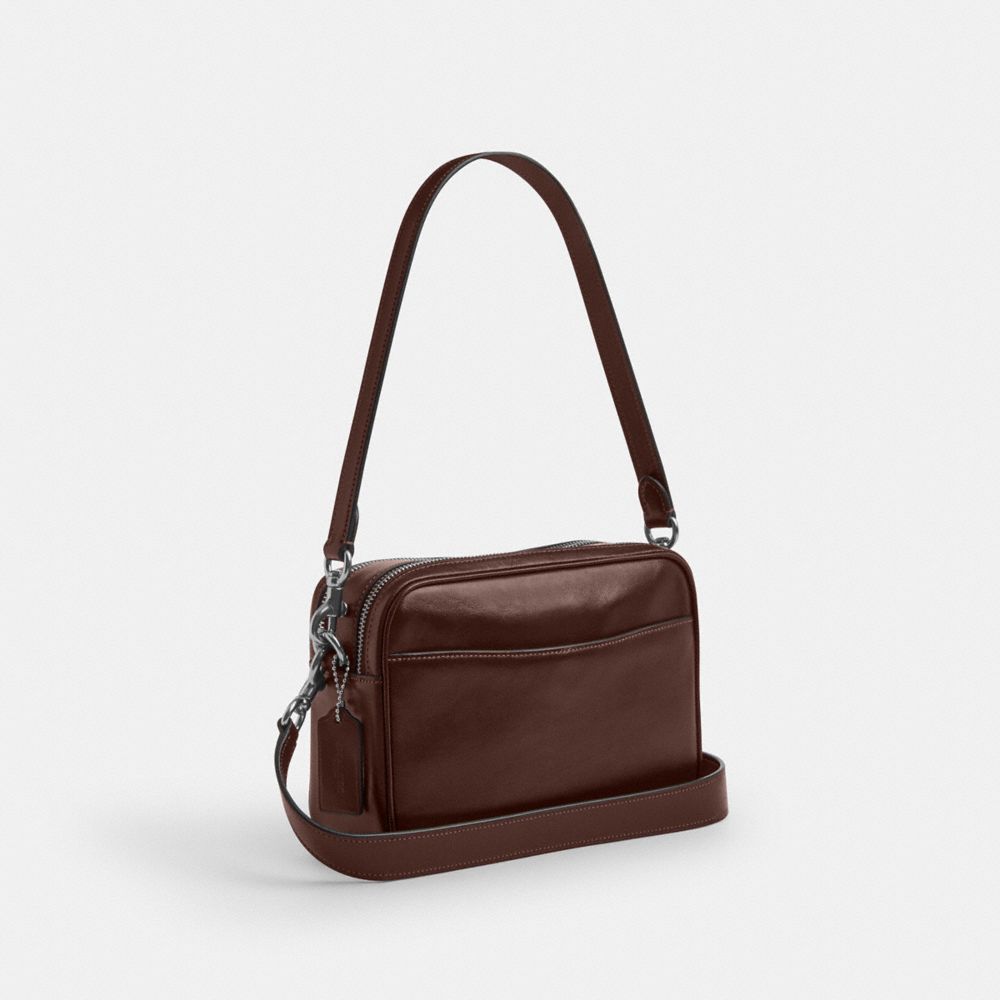 Coach Carey Crossbody Bag Silver Maple