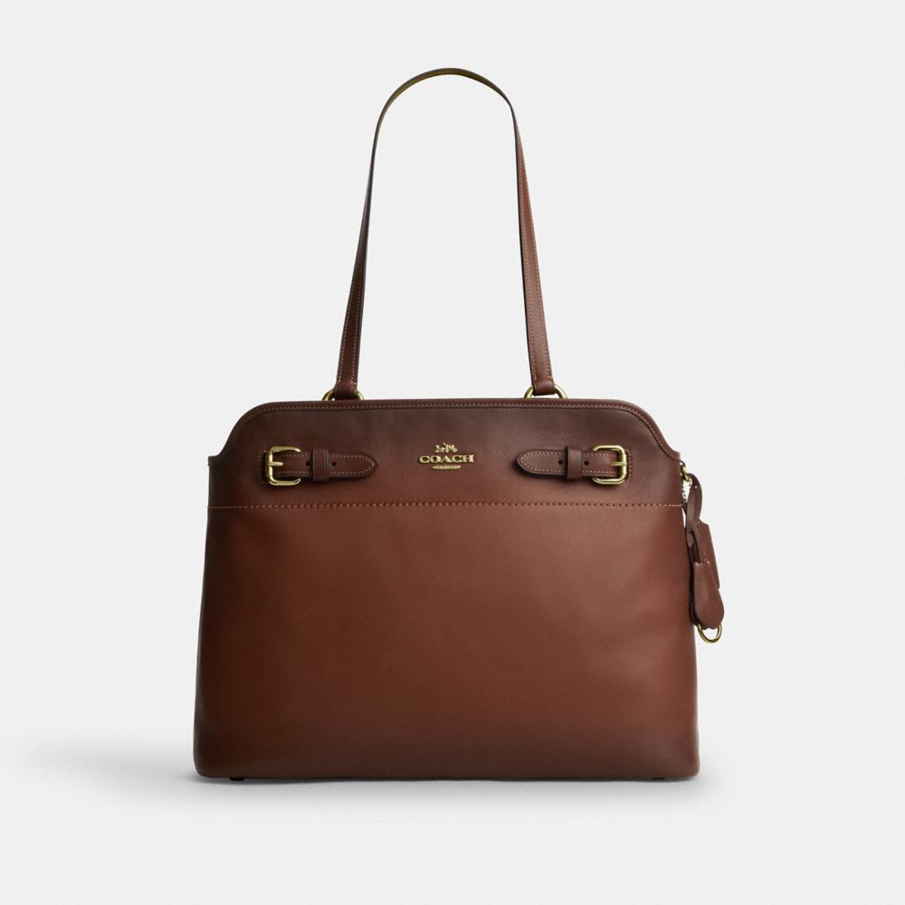 Coach Easton Tote Bag Gold Redwood