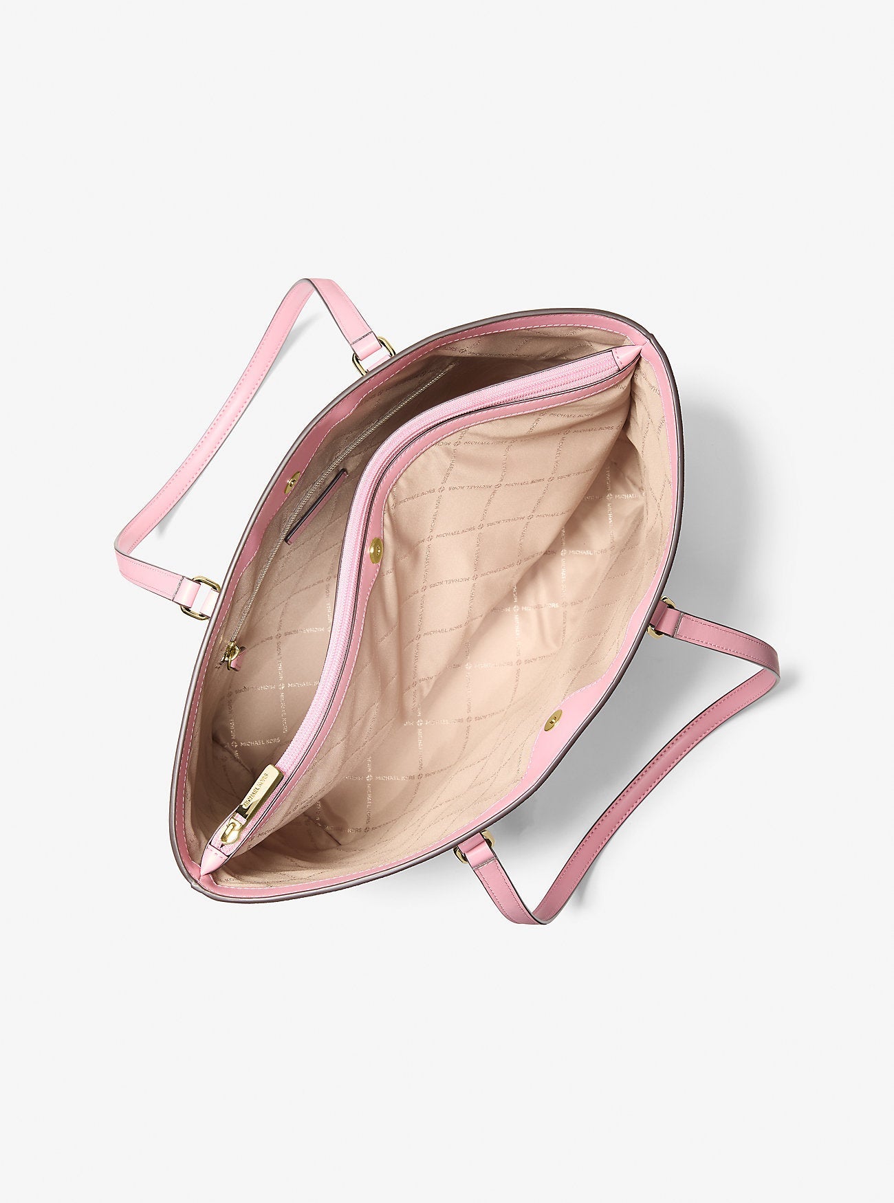 Michael Kors Sheila Large Ombre Signature Logo Tote Bag Carnation
