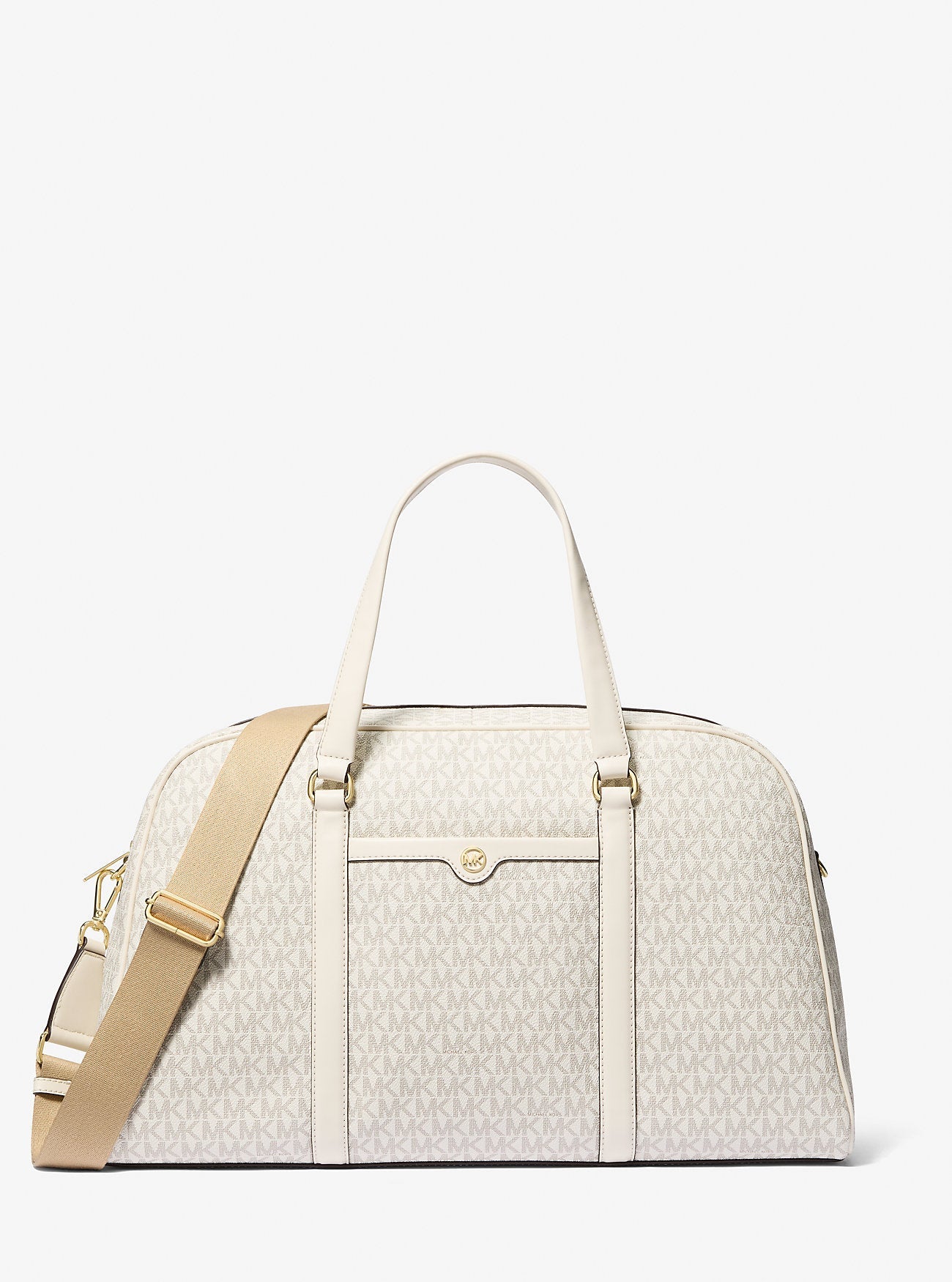 Michael Kors Jet Set Travel Extra-Large Signature Logo Weekender Bag Lt Crm Multi