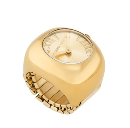 Michael Kors Women Gold Stainless Steel Analog Watch