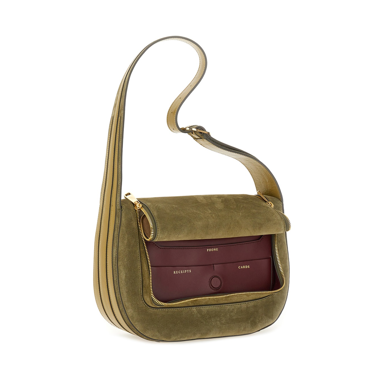 Vere Shoulder Bag Suede - Bonsai Green