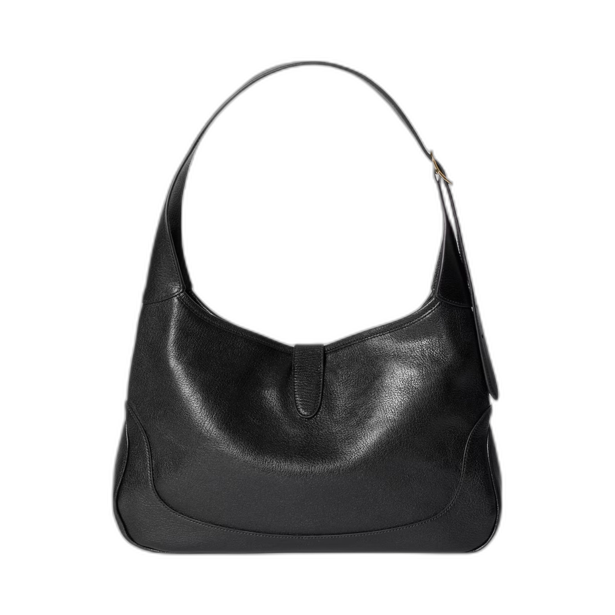 Jackie 1961 Medium Soft Grainy Leather Shoulder Bag - Black